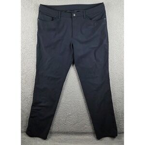 Lululemon ABC Pants Mens 38 (39x33) Dark Blue Classic Stretch Warpstreme LM5468T